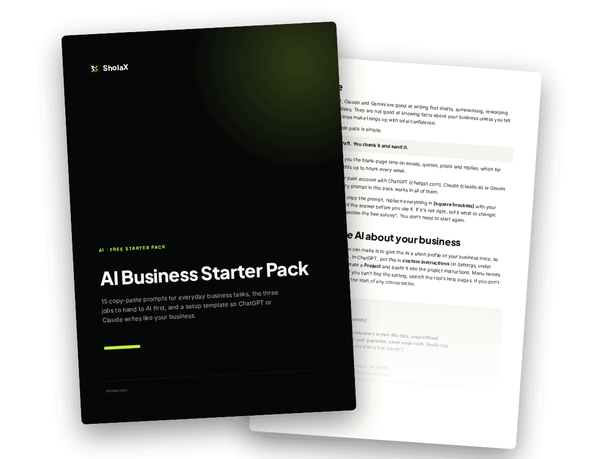Preview of AI Business Starter Pack