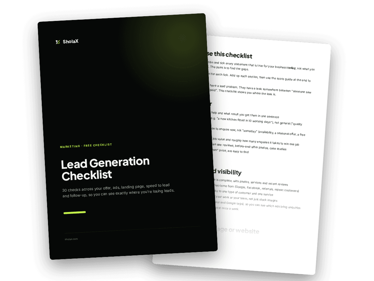 Preview of Lead Generation Checklist